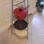 Antique Victorian Wrought Iron Saucepan Stand Image 6