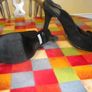 Black Sling Back Shoes Image 2