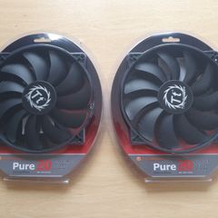 2xThermaltake Pure 20 / 200mm PC Case Fan Black