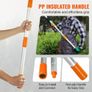 Manual Pole Saw,4.6-9.8 ft Extendable Tree Pruner, Sharp Steel Blade for High Branches Trimming Image 4