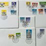 Ireland 1990-92 Irish Treasures Full Set 5 X Fdc Envelopes 22 X Eire Stamps Rare Image 2