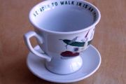 Hendrick's Gin cup and saucer