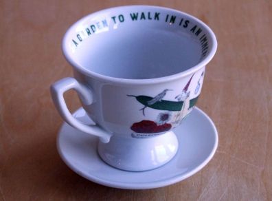 Hendrick's Gin cup and saucer