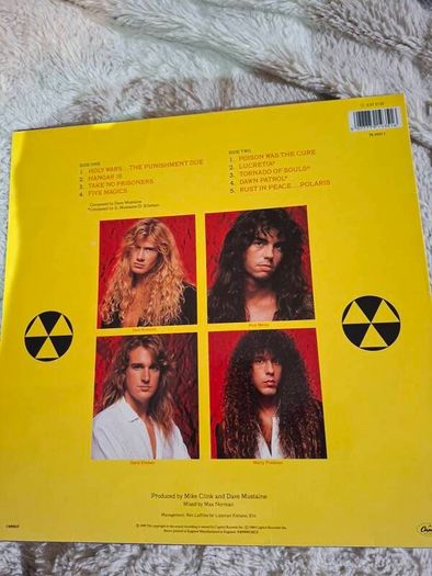 Megadeth Rust in Peace (Original 1990 Press EST 2132, Complete