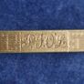 Vintage Aesthetic Tie Clip Gold English 9CT Front & Back Hallmarked Signed - 6,9g Image 2