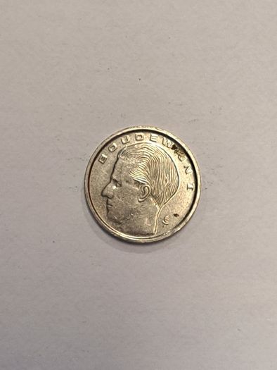 Belgium 1 franc coin