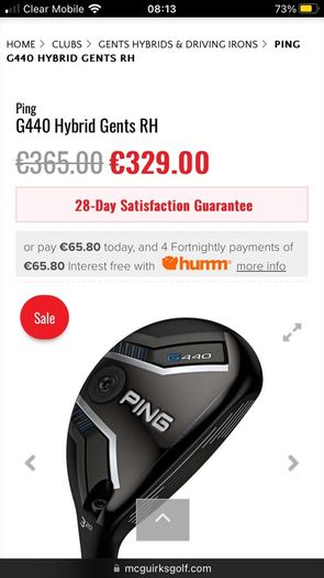 New Ping G440 (3) Hybrid / Rescue club