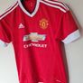 Adidas man utd home Size medium ptp 21" in excellent condition Image 4