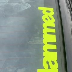 Slammed Sticker Decal 45cm x 10cm