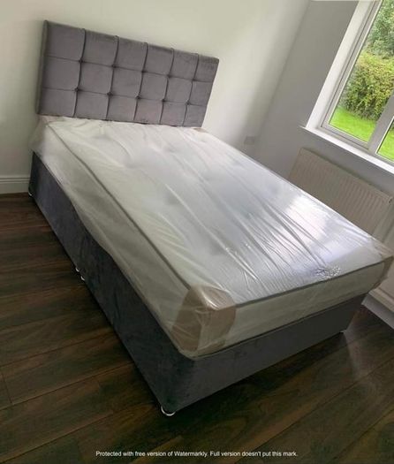 Brand New Double and King Size Divan beds. New Tufted MATTRESSES and storage drawers available