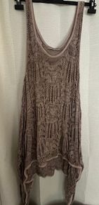 Next Long Line Crochet Tunic Top
