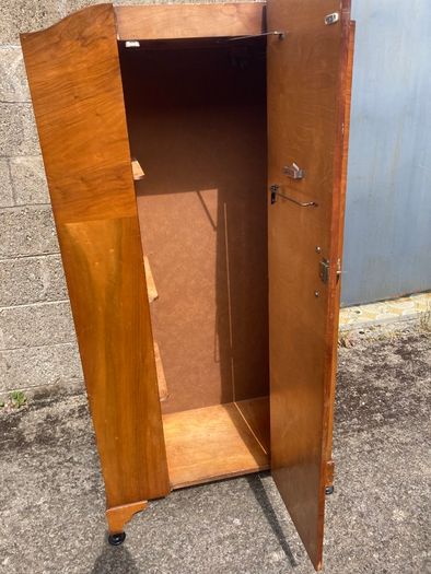 Vintage Wardrobe - Art Deco - Walnut