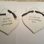 Black and white heart plaques Image 3