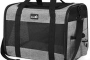 Pet Carrier Bag Large, Cat Carrier Handbag, Portable Dog Travel Bag, Breathable Mesh Fabric, Suitable for Both Long And Short Trips, Used for Cats and Puppies Under 7K