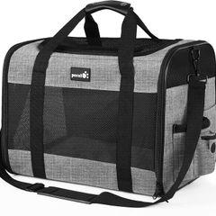 Pet Carrier Bag Large, Cat Carrier Handbag, Portable Dog Travel Bag, Breathable Mesh Fabric, Suitable for Both Long And Short Trips, Used for Cats and Puppies Under 7K