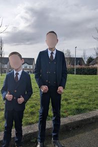 Boys Navy Suit - ROCO Paisley of London (Jefferson Model) - Age 6