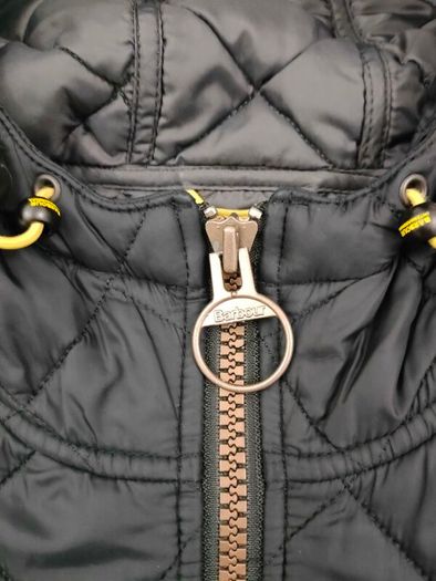 Barbour International Paxton Quilted Biker Jacket Mens Medium