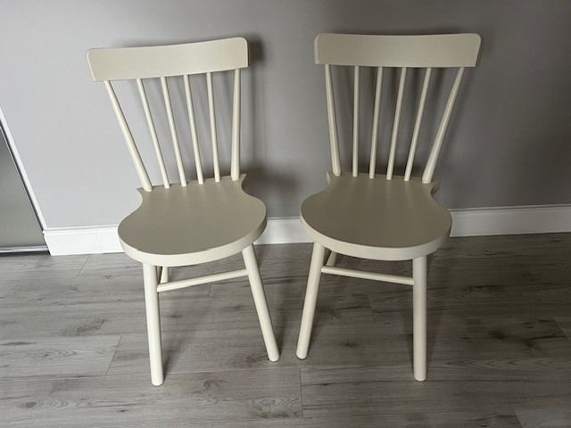 Wood chair x 2