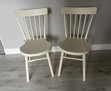 Wood chair x 2