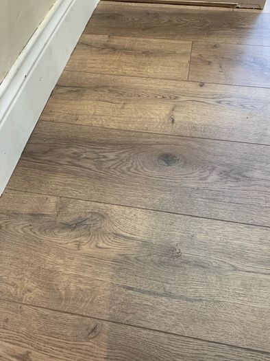 Wood flooring and stair covering