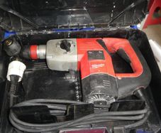 Milwaukee SDS Hammer Drill 110 qty 2  & drill bits