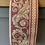 Vintage Crown Wallpaper Border Roll - Burgundy Baroque Acanthus (5m) Image 5