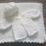 Stunning handmade christening set Image 6