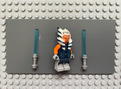 lego Star Wars sw1096 Ahsoka Tano (Adult) minifigure- Dark Blue Jumpsuit