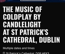 Coldplay by Candle Light