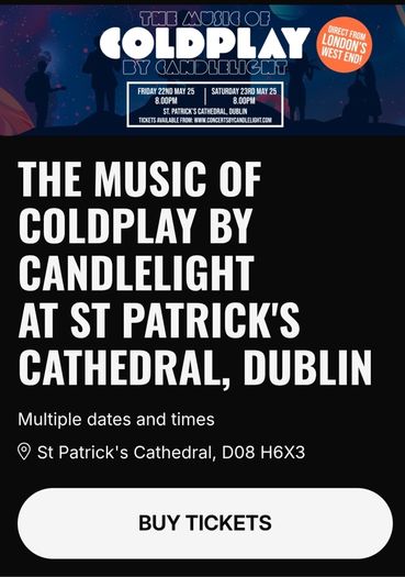 Coldplay by Candle Light