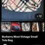 Burberry vintage wool bag Image 9
