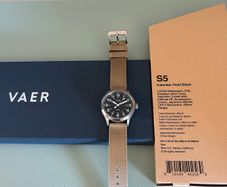 Vaer S5 Calendar Field Black - full set within manufacturer warranty