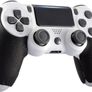 eXtremeRate Black Anti-Skid Sweat-Absorbent Controller Grips for ps4 Controller, Professional Textured Soft Rubber Handle Grips for ps4 Slim Pro - Improve The Grip and Comfort Image 3