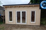 Garden log cabin 5m x 4m