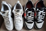 Two Pairs Of Boys Genuine Nike Trainers