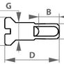 36x 217mm e-bike/moto spokes (2.6mm) Image 2