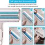 Pet Hair Remover Roller, Reusable Animal Hair Removal Brush for Dogs and Cats, Easy to Clean Fixed Areas Pet Fur from Carpet, Furniture, Rugs, Stairs, bedding and Sofa - White Image 4