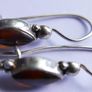 Vintage Baltic Amber Drop Earring, 925 Sterling Silver 2,1g Image 4