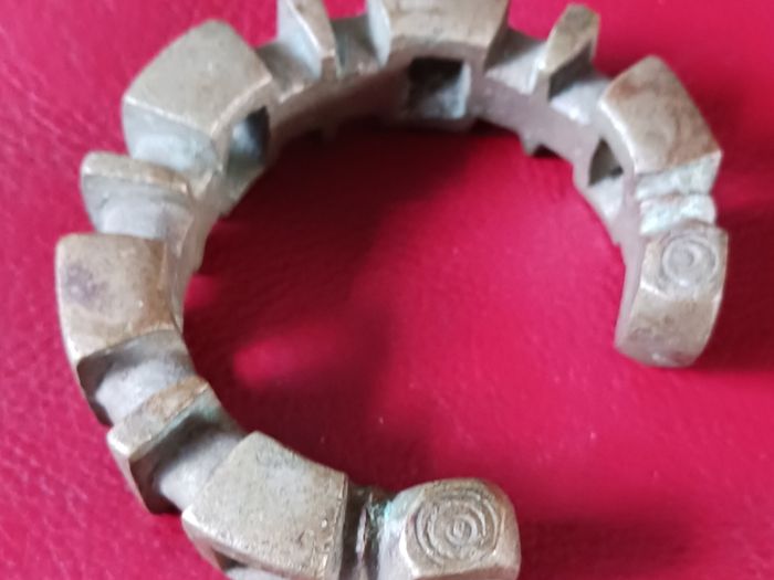 19th Century Bronze Fulani bracelet