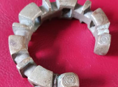 19th Century Bronze Fulani bracelet