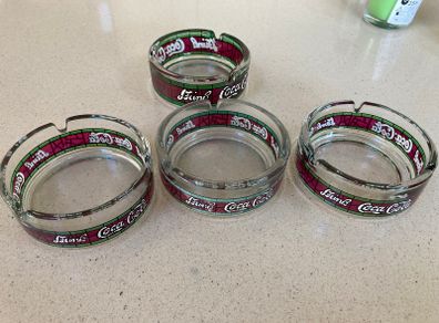 Coca Cola Glass Ashtrays 15 Euro Each