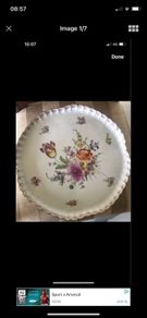 Large Hand painted Meissen Dish