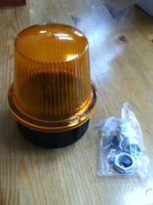 24volt amber hazard light IP65