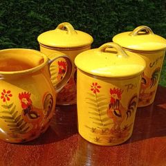 Potters Yard " Farmyard"  Storage jars & Pitcher