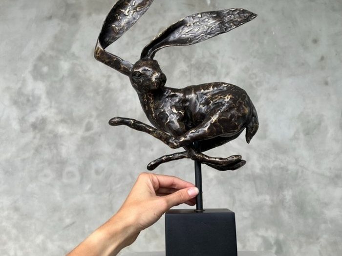 Running Hare - Speckled Bronze