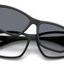 Polaroid Matte Black Grey Uni Sex Prescription Eye Glasses / Sunglasses (Brand New) Image 2