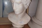 Vintage plaster bust of Athleteof Benevent