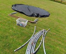 Trampoline 14ft Plum base (No sides)
