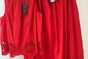 New Look Red skirt and top