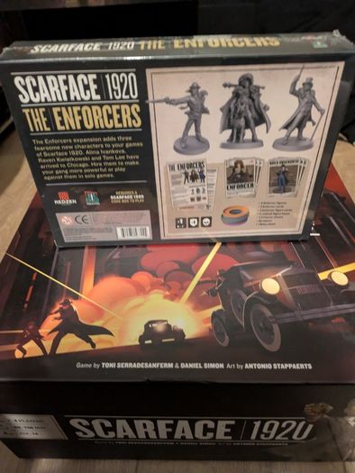 Scarface 1920 Kickstarter Mobster Pledge Core Game Stretch Goals Enforcers